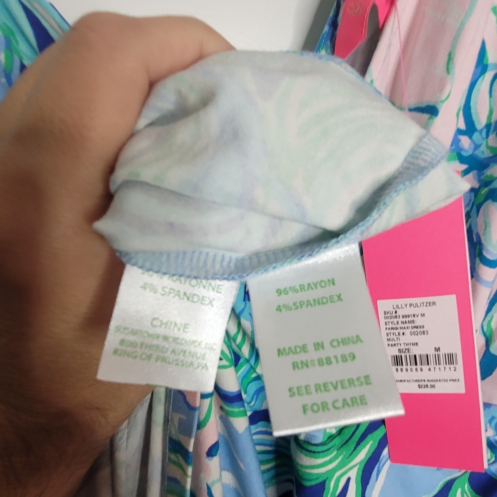 NWT Lilly Pulitzer Dress Size M - Picture 5 of 13